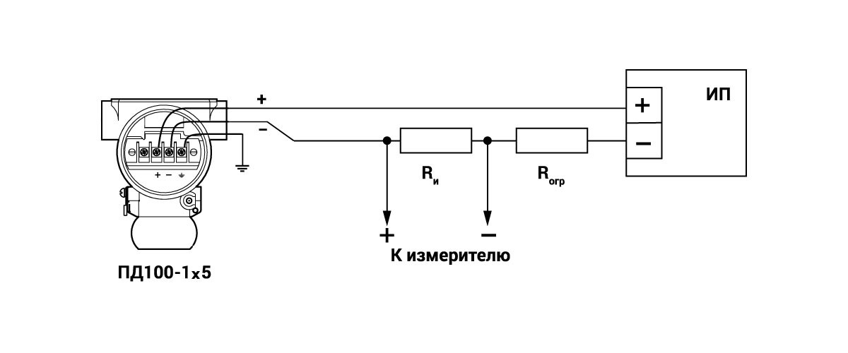 Схема подключения ПД100-1Х5