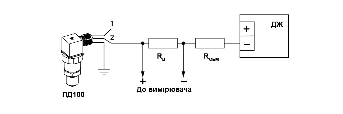 Схема підмикання ПД100