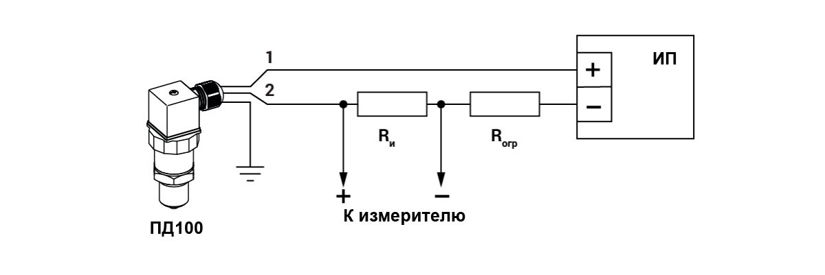 Схема подключения ПД100