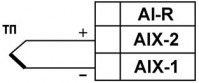 Схема підмикання термоелектричного перетворювача