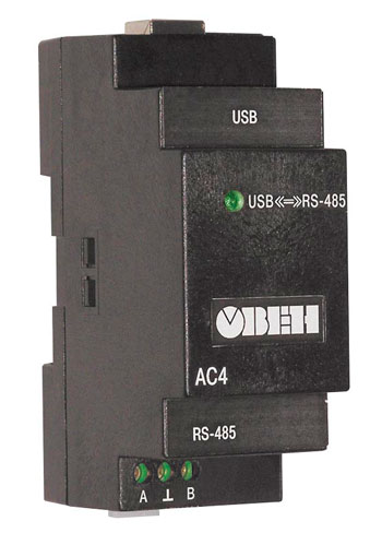 Старт продажу оновленого перетворювача інтерфейсів USB – RS-485 ОВЕН АС4 [М01]